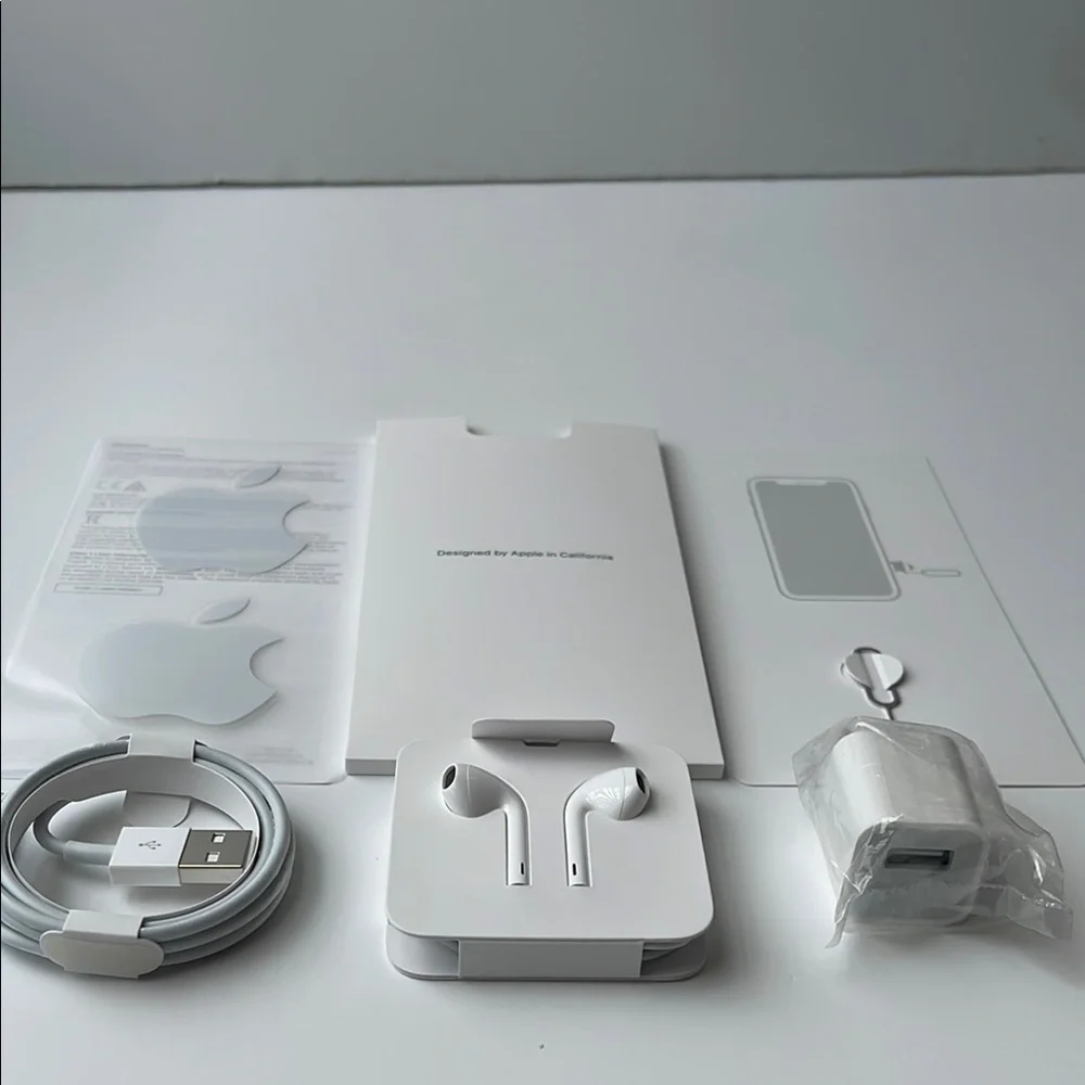 Apple White EarPhones with Lightning Cable